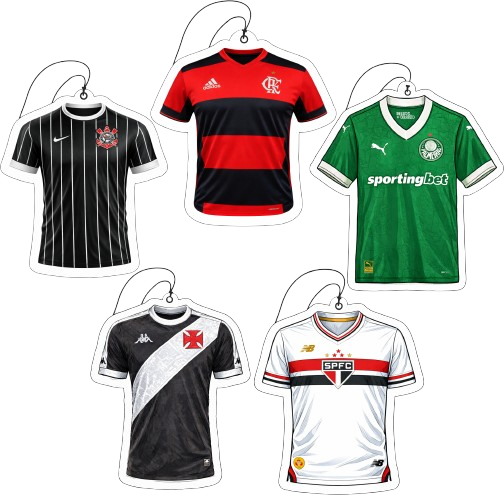 Aromatizantes Automotivos – Times Mesclados